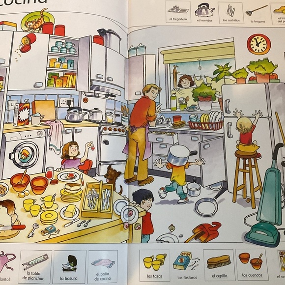 Softcover Usborne First Thousand Words in Spanish - Picture 6 of 10